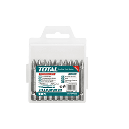 PUNTAS PARA ATORNILLAR PHILLIPS PH2 SIMPLE 10 PZS TOTAL TOOLS TAC16PH223