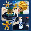 FIGURAS DE COLECCION DIGIMON Y NIÑO ELEGIDO