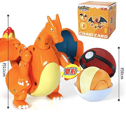 FIGURA CHARIZARD ORIGINAL DEFORMABLE