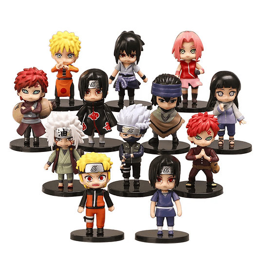 FIGURAS DE COLECCION NARUTO SET 12 UN