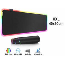 Mouse Pad RGB Alfombrilla Gamer 90x40 CM