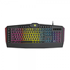 Teclado Gamer de Membrana Fantech K513 Booster Negro