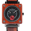 Reloj De Madera Bobo Bird Analógico, Acero, Elegante Rojo Ht