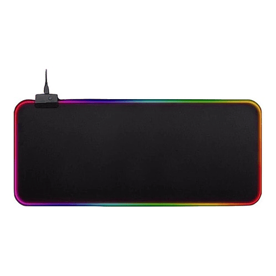 Mouse Pad Alfombrilla Antideslizante + Luz Led Rgb Gamer Xxl