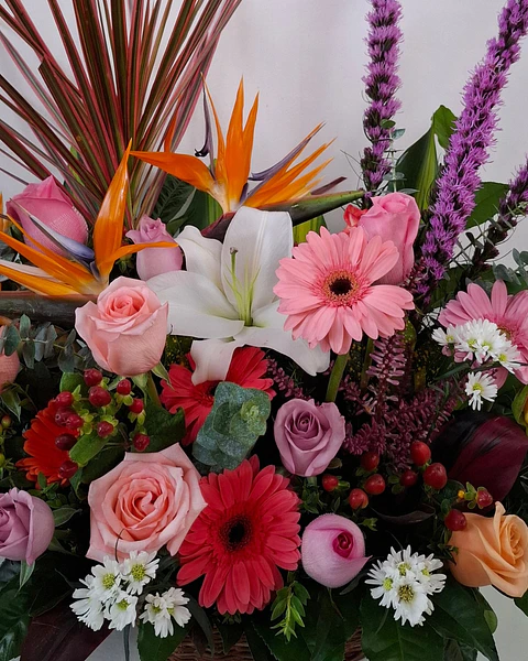 Canasta Floral Primavera | CAN-024