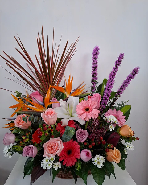 Canasta Floral Primavera | CAN-024