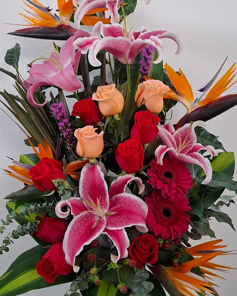 Elegancia Tropical con Lirios | BCG-044