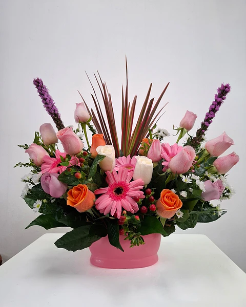 Alegría Floral en Cerámica | BCG-043