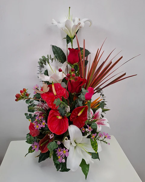 Elegancia Roja con Anturios | BCE-168