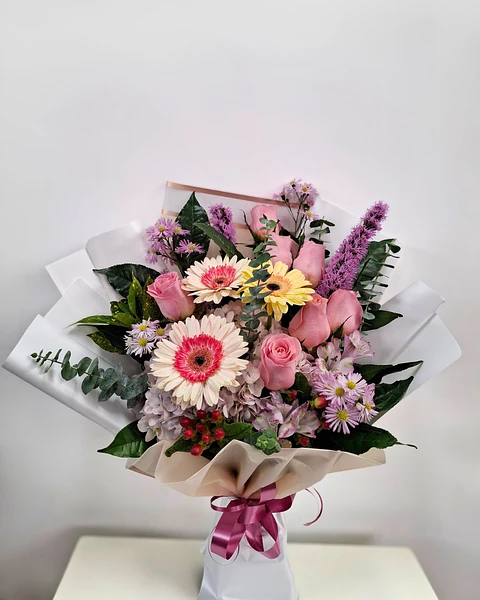 Ternura Rosada con Gerberas | RAM-061