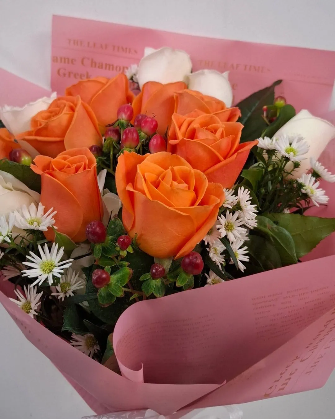 Mandarina Nieve con Rosas Blancas | RAM-067 2