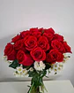 Carmesí con Rosas Rojas | PRS-946 - Miniatura 1