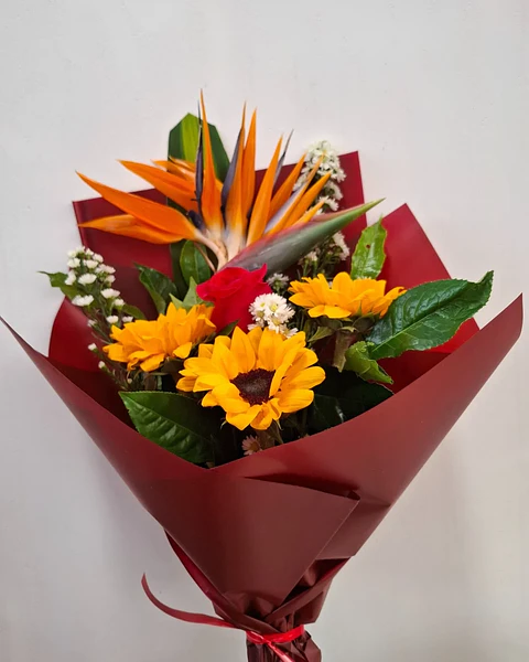 Fuego Tropical con Aves Paraíso | PRS-852