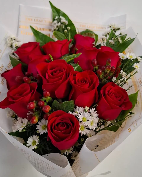 Rubí con Rosas Rojas | PRS-843
