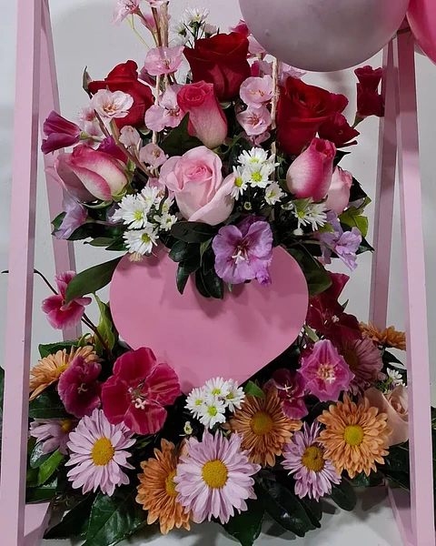 Valentina en Madera Floral | PRS-864