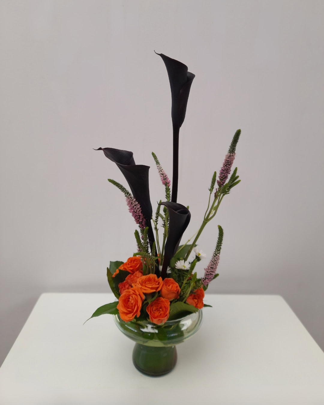 Obsidiana en Florero Elegante | FLR-030 1
