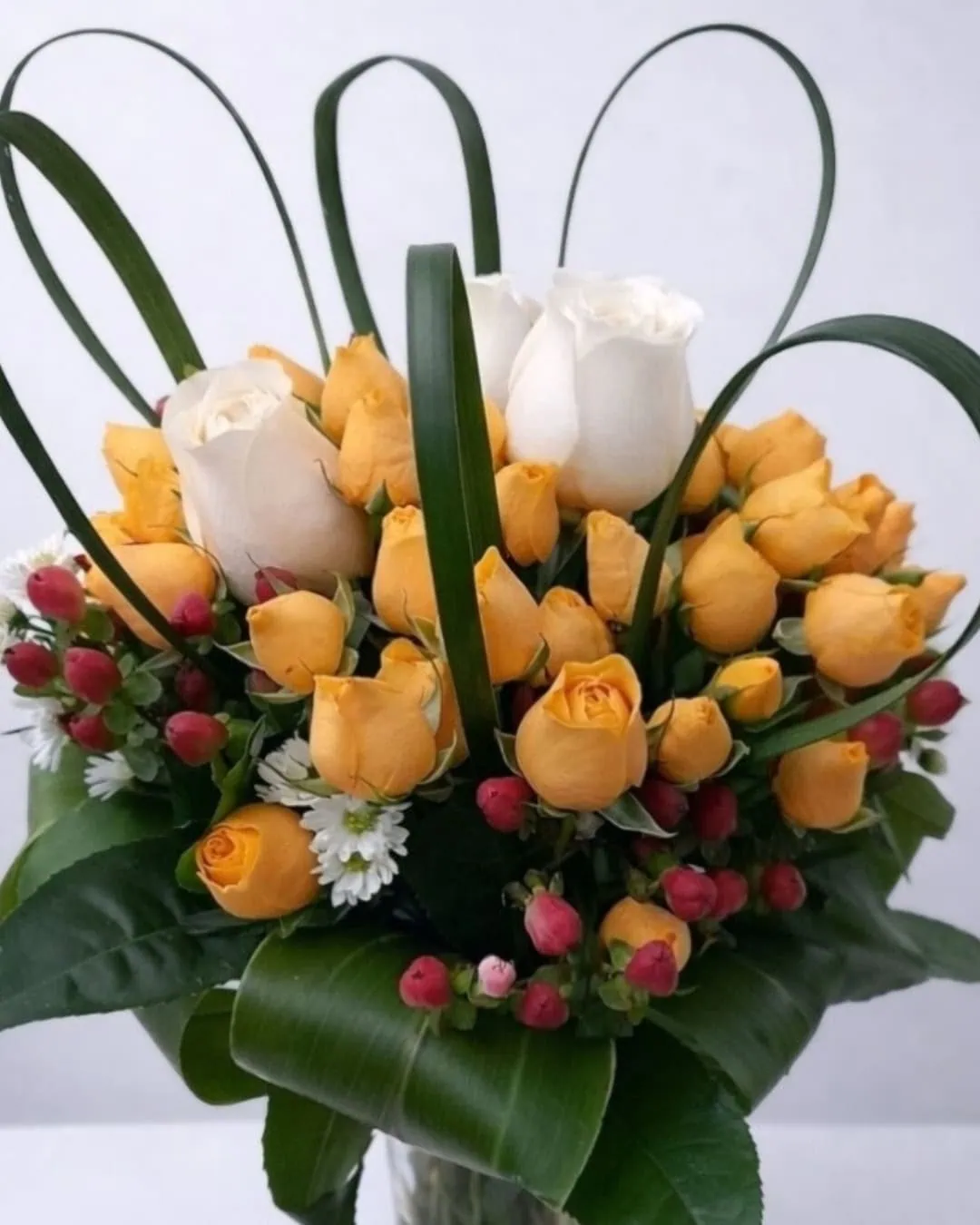 Caléndula en Florero Elegante | FLR-016 2