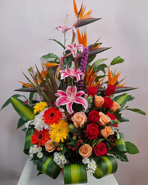 Tropifuego en Cerámica Floral | BCE-007