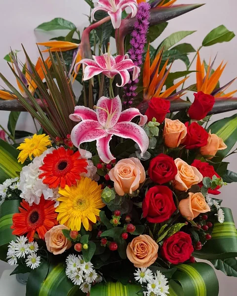 Tropifuego en Cerámica Floral | BCE-007