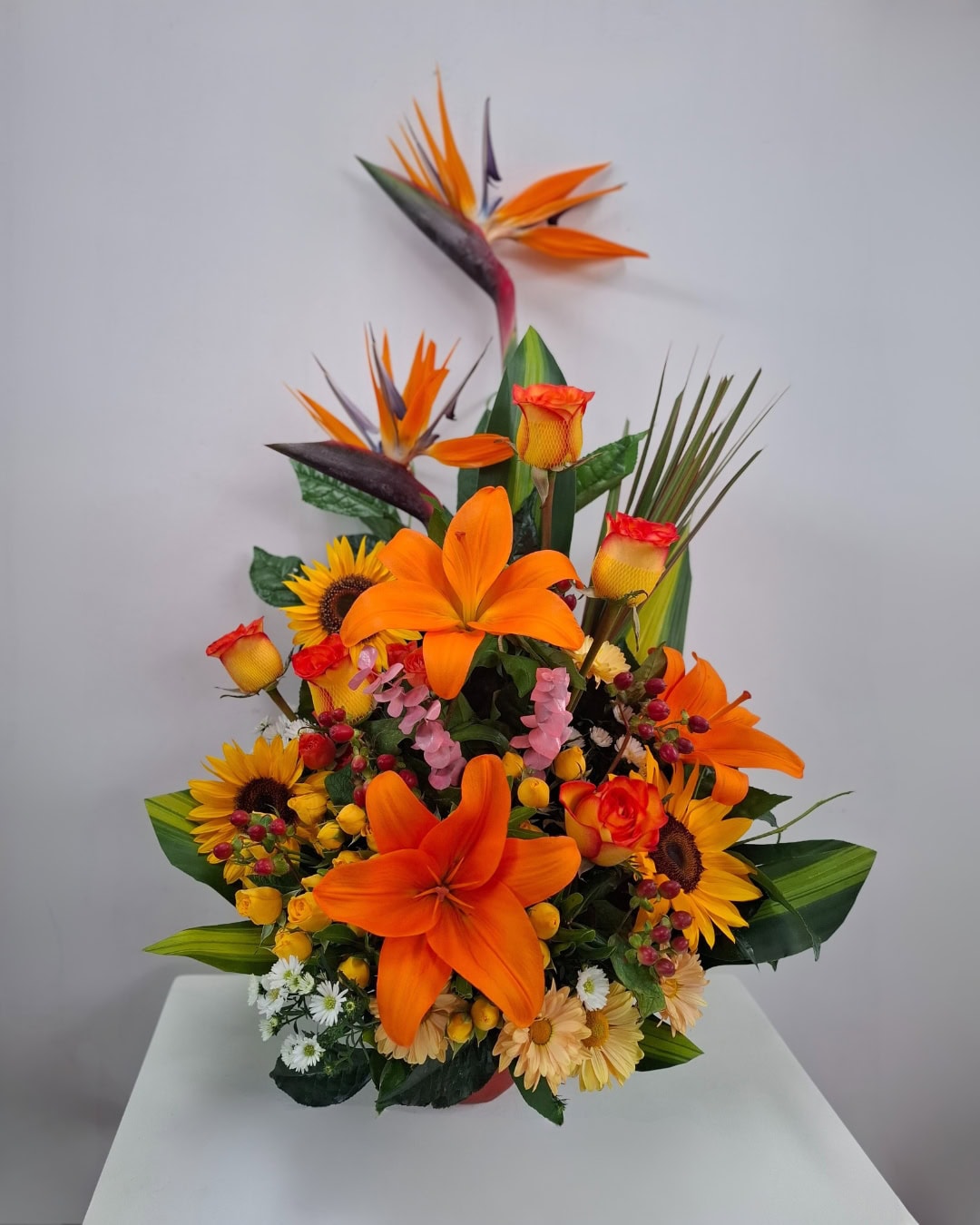 Fuego Tropical en Cerámica Floral | BCE-161 1