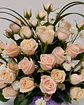 Corazón Champagne en Cerámica Floral | BCE-176 - Miniatura 2