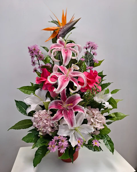 Orquídea del en Cerámica Floral | BCE-169