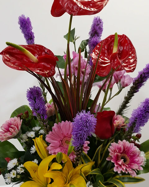 Carnaval Vibrante en Cerámica Floral | BCG-034