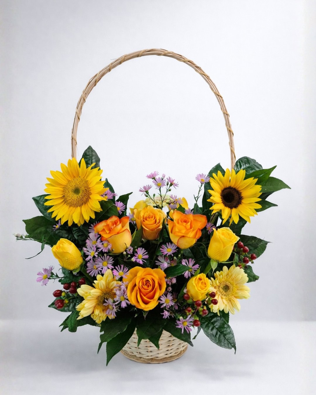 Solaria en Canasta Floral | CAN-028 1