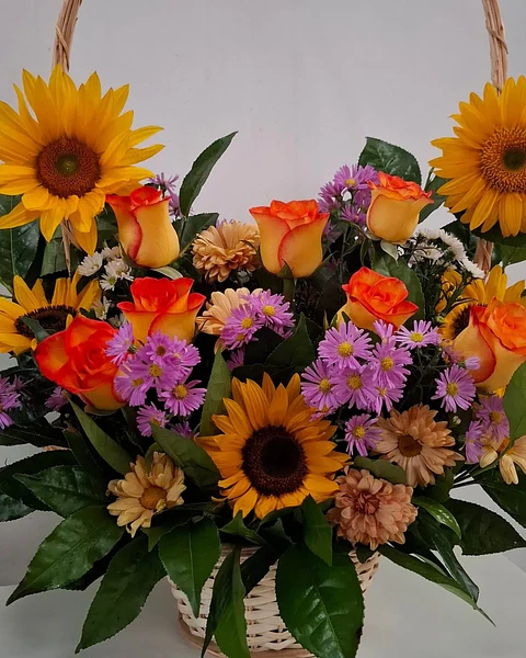 Citrina en Canasta Floral | CAN-027