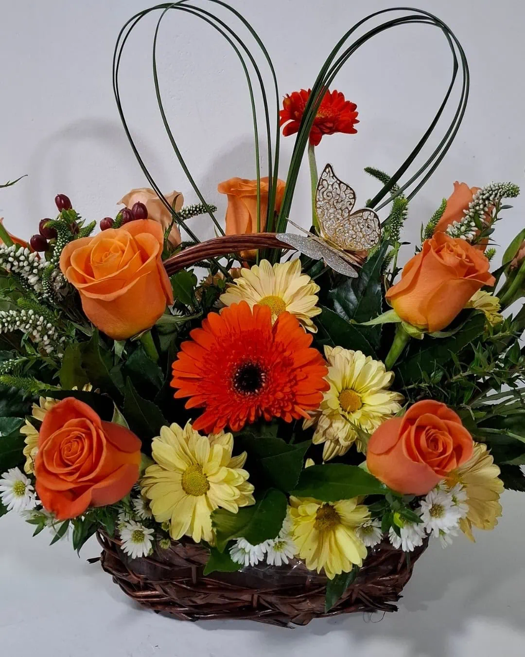 Ámbar en Canasta Floral | CAN-026 2