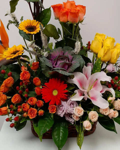 Fénix en Canasta Floral | CAN-011