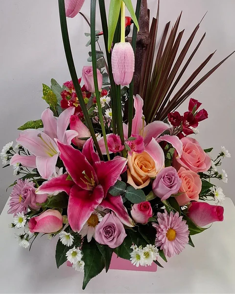Rubí con Lirios Rosados | PRS-764