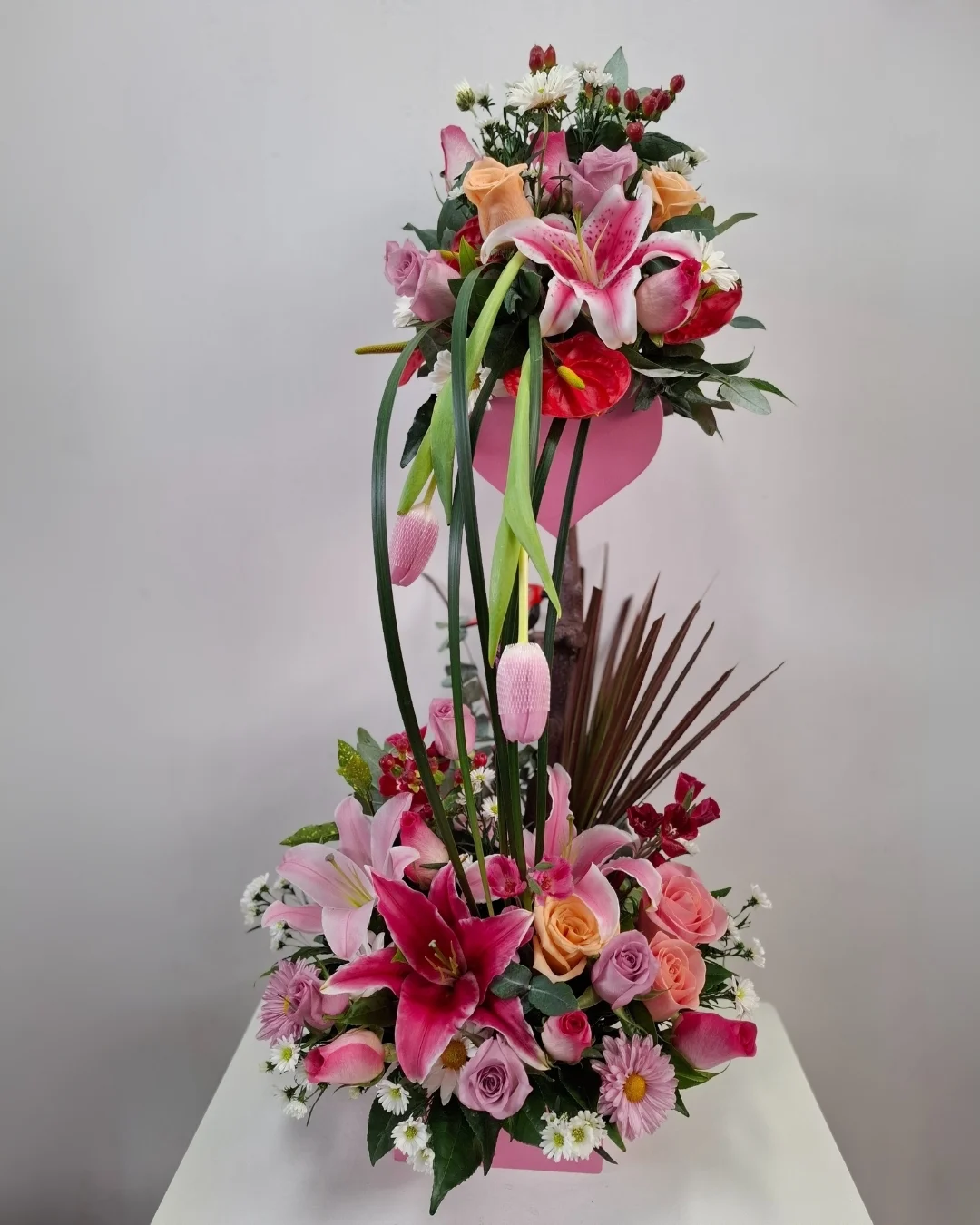 Rubí con Lirios Rosados | PRS-764 1