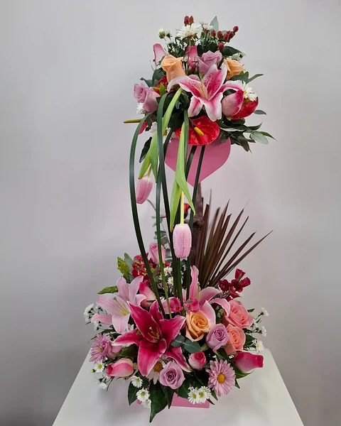 Rubí con Lirios Rosados | PRS-764