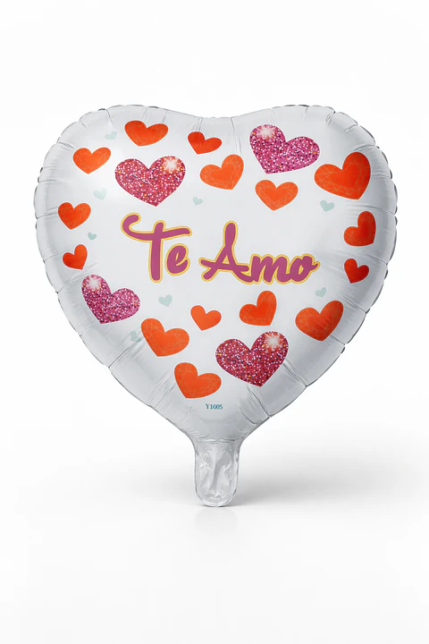 Globo Te Amo Corazones