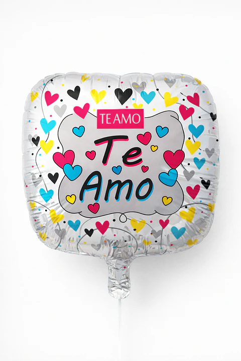 Globo Te Amo Multicolor