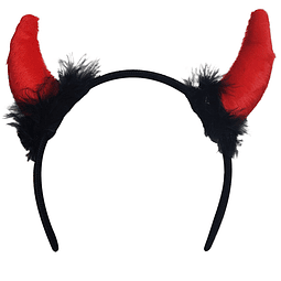 Cintillo Diablito/A C/Plumas 1 Uni