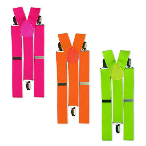Suspensores Fluorescentes Colores Surtidos 1 Uni