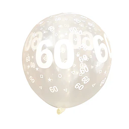 Globo Celebración 60 Años 6 Uni