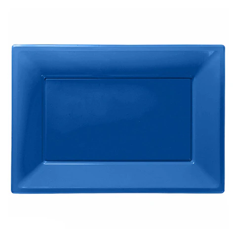 Bandeja Rectangular Azul 3 Uni