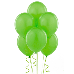 Globo Liso Glam #9 Verde Lima 50 Uni