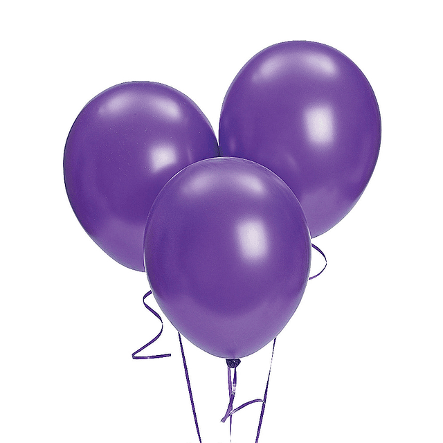 Globo Metalizado Glam #9 Morado 50 Uni