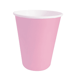 Vaso Polipapel 250Cc Rosado 20 Uni