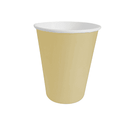 Vaso Polipapel 250Cc Dorado 20 Uni