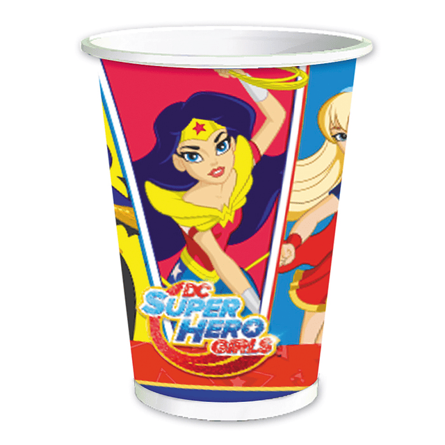 Vasos Dc Super Hero Girls 6 Uni