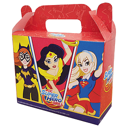 Cajita Con Cierre Maletin Super Hero Girls 6 Uni