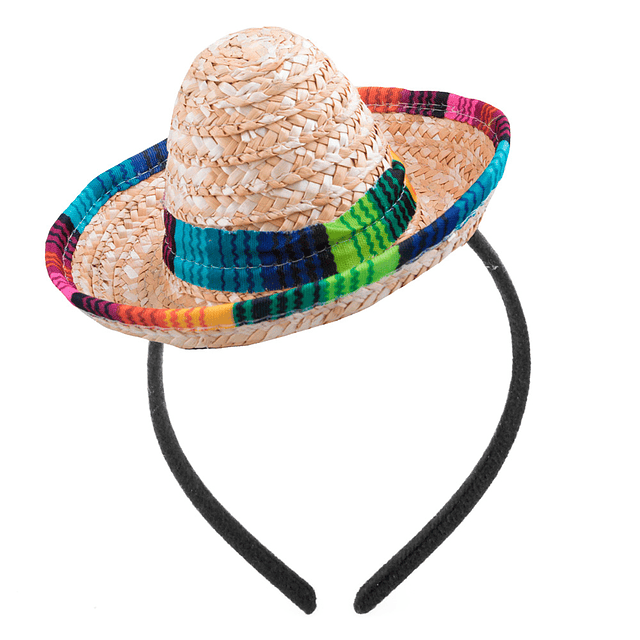Cintillo Sombrero Mexicano Paja 1 Uni