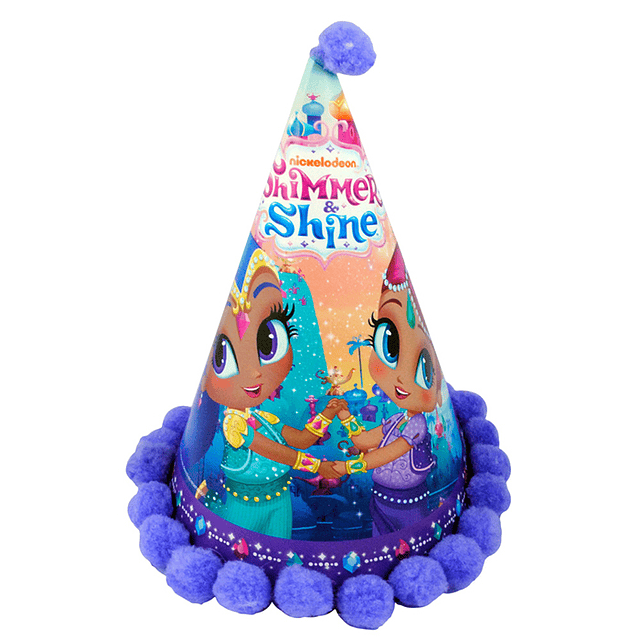 Gorro Festejado Shimmer & Shine 1 Uni