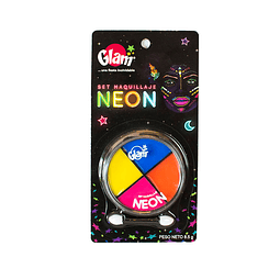 Maquillaje Glam Set 4 Colores Neon 1 Uni