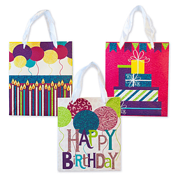 Bolsa De Regalo Iconos Happy Birthday Pequeña 1 Uni